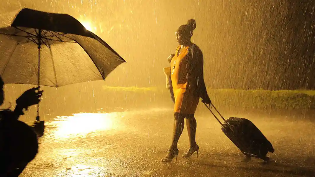 Nafsi Film - Behind the sceen in the rain