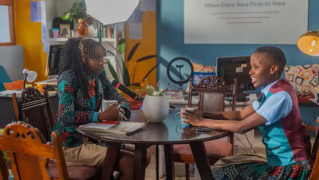 Moira Nzaani and Lisa Suubi on Prefects TV Show